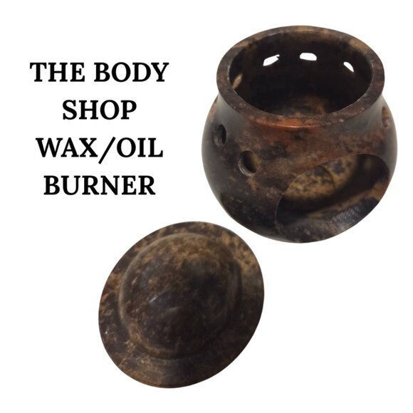 THE BODY SHOP BROWN MARBLE OIL BURNER/WAX WARMER - Picture 1 of 2